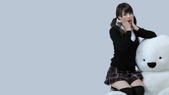 Woman Asia Korea queen asians brunettes school uniforms 