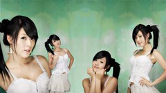 Woman Asia Korea queen asians brunettes school uniforms models 