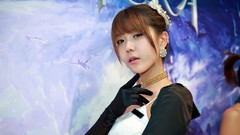 Woman asians bangs models Korean Heo Yoon Mi