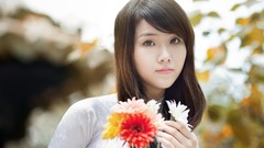 Woman asians bangs vietnamese Viet Nam