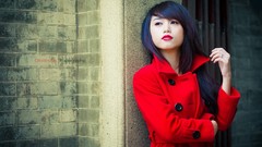 Woman asians bangs vietnamese Viet Nam