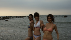 Woman asians beach girls
