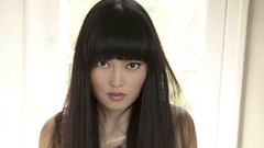 Woman asians brunettes bangs portraits Hana Hana Mae Lee