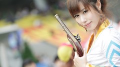 Woman asians brunettes models cosplay Korean Song Jina Dungeon 