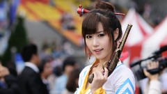 Woman asians brunettes models cosplay Korean Song Jina Dungeon 