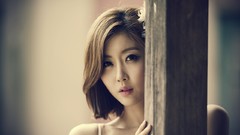 Woman asians brunettes models Korean Choi Byul