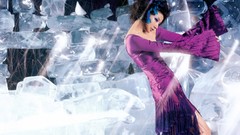 Woman asians fashion photography Ice sculpture