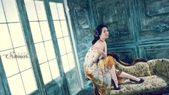 Woman asians models black hair Korean Im Ji Hye