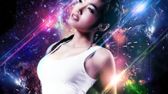 Woman asians models Elly Tran Ha