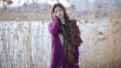 Woman asians models Korean Hwang Ga Hi