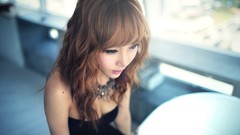 Woman asians models Korean Im Min Young