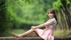 Woman asians models Korean Kim Ji Min