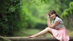 Woman asians models Korean Kim Ji Min