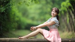 Woman asians models Korean Kim Ji Min