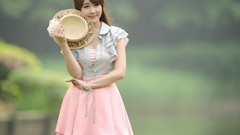 Woman asians models Korean Kim Ji Min