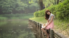 Woman asians models Korean Kim Ji Min