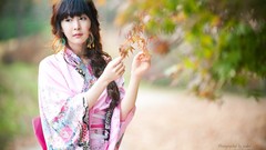 Woman asians models Korean Lee Ga Na