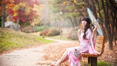 Woman asians models Korean Lee Ga Na