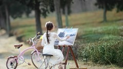 Woman asians models Korean Min Seo Hee