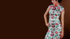 Woman asians qipao Chinese