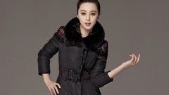 Woman asians Simple Background Fan Bingbing