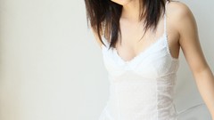 Woman asians Simple Background gravure Rie Sasaki