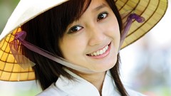 Woman asians vietnamese Viet Nam conical hats