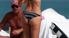 Woman ass brunettes bikini claudia romani