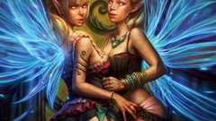 Woman ass elves blondes panties Allods Online artwork video 