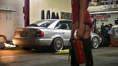 Woman ass flames Audi S4