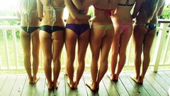 Woman ass legs pants lingerie bikini tan lines Brazilian Bikinis