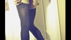 Woman ass legs stockings panties Irishflow ash lush mydylan