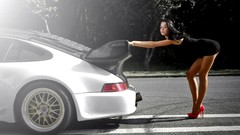 Woman ass Porsche models porsche 911 girls with cars backview 
