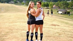 Woman ass Shorts blondes Athletes redheads booty shorts tight 