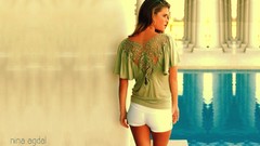 Woman ass Shorts brunettes nina agdal