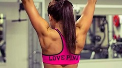 Woman ass tattoos models fitness model Margret Gnarr