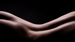 Woman back ass curves