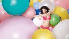 Woman Balloons Georgia Salpa