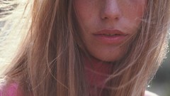 Woman bangs Jane Birkin