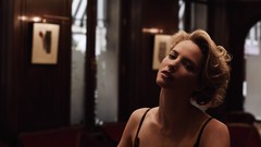 Woman bar Celebrity Actress blondes black dress Sienna Guillory