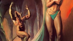 Woman bikini caves fantasy