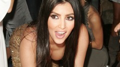 Woman black cleavage kim