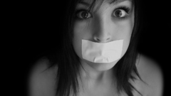 Woman black grayscale black