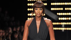 Woman black models fashion