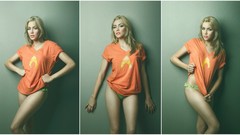 Woman blondes aquaman dc t-shirt