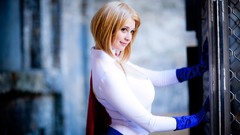 Woman blondes ardella power girl Ardella