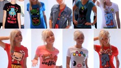 Woman blondes Australian Jenna McDougall tonight alive pop punk 