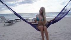 Woman blondes barbie Valeria Lukjanova