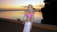 Woman blondes barbie Valeria Lukjanova