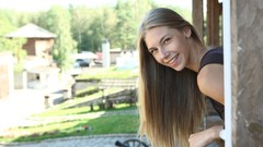 Woman blondes blue eyes abby Met-Art magazine Krystal Boyd 